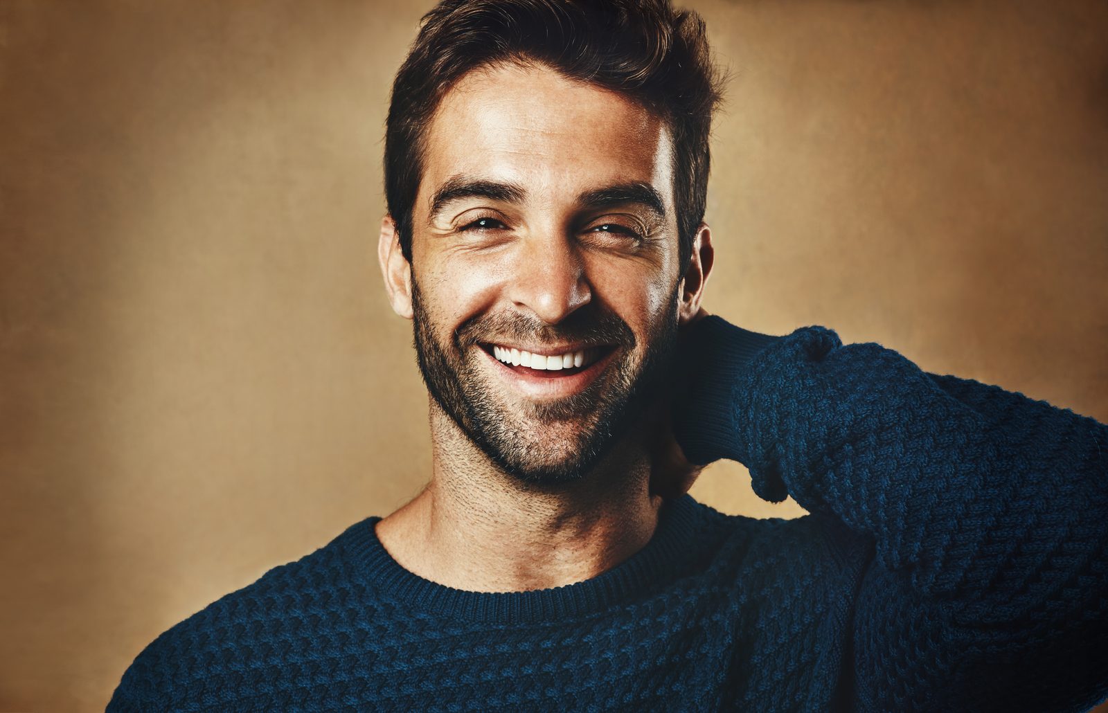 Athletic confident man